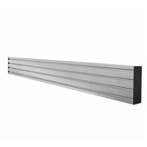 B-Tech System X Mounting Rail for Adapter Plate, Mounting Bracket, Organizer Tray, Mounting Arm - Black - Horizontal