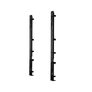B-Tech System X Mounting Arm for Wall Mount, Mounting Rail, Flat Panel Display - Black - Height Adjustable - 106.7 cm to 1