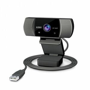 Webcam Urban Factory WEBEE - 2 Mégapixels - 30 fps - Noir - USB 3.0 - Vidéo 1920 x 1080 - CMOS - 110° Angle - Attache - Mi