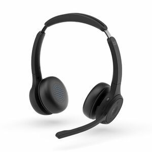 Webex 722 Wireless On-ear, Over-the-head Stereo Headset - Carbon Black - Binaural - Supra-aural - Bluetooth