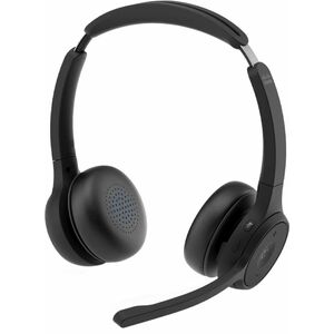 Cisco 721 Wireless On-ear, Over-the-head Mono Headset - Carbon Black - Google Assistant, Siri - Monaural - Ear-cup - 6500 