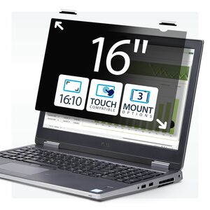 StarTech.com 16-inch 16:10 Flip-Up Privacy Screen w/Touch, Anti-Glare Privacy Filter, Laptop Monitor Screen Protector, Blu
