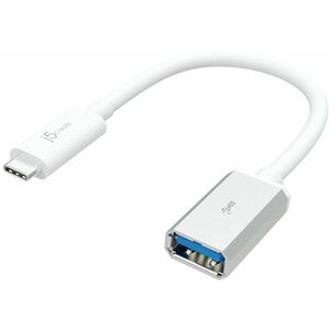 j5create JUCX05 Datentransferadapter - 1 - Weiß, Silber