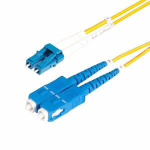 1M LC TO SC OS2 FIBER CABLE OS2/UPC/DUPLEX/LSZH