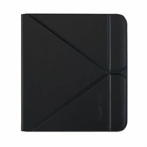 Kobo SleepCover Carrying Case (Folio) for 17.8 cm (7") Kobo eReader - Black - Scratch Resistant - Vegan Leather Body - 1
