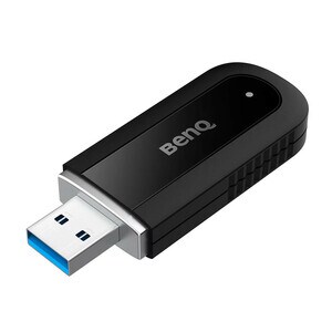 BenQ WD02AT Dualband Wi-Fi/Bluetooth-Kombi-Adapter für Bluetooth Headset, Lautsprecher - IEEE 802.11 a/b/g/n/ac/ax - USB 2