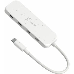 j5create JCH345EW-N USB Hub - USB Type C - 4 Total USB Port(s)