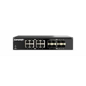 QNAP QSW-3216R-8S8T 8 Ports Ethernet Switch - 10 Gigabit Ethernet - 10GBase-T, 10GBase-X, 1000Base-X, 5GBase-T, 2.5GBase-T