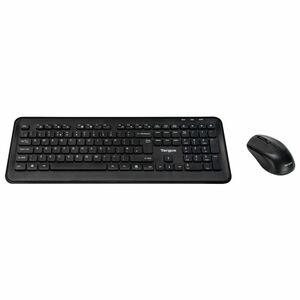 Targus AKM610UK Keyboard & Mouse - QWERTY - English (UK) - USB Wireless RF 2.40 GHz Keyboard - Keyboard/Keypad Color: Blac