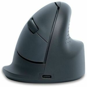 R-Go Basic Vertical Mouse Rato - Bluetooth/Radiofrequência - USB Tipo C - Ótico - 3 Taste(n) - Cinzento - PC, Mac - Sem fi