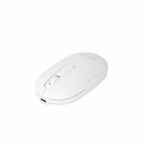 Dicota Mouse - Bluetooth/Radio Frequency - USB Type A, USB Type C - Optical - White - Wireless - 2.40 GHz - Rechargeable -