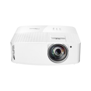 Optoma UHD35STx 3D Short Throw DLP Projector - 16:9 - Wall Mountable - White - High Dynamic Range (HDR) - Front - 2160p - 