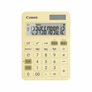 Canon LS-125KB Simple Calculator - Large Display, Dual Power, Built-in Memory, Sign Change, Backspace Key, 3-digit Comma, 