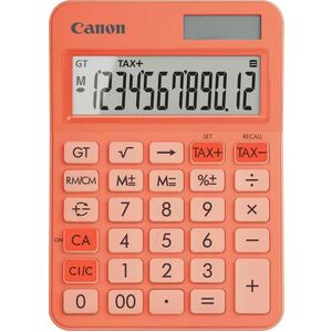 Canon LS-125KB Standard-Taschenrechner - Großes Display, Doppelte Stromversorgung, Eingebauter Speicher, Sign Change, Gumm