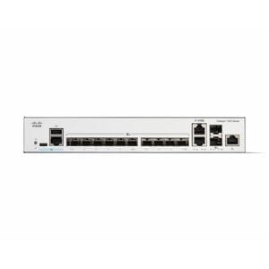 Cisco Catalyst 1300 C1300-12XS 2 Ports Manageable Layer 3 Switch - 10 Gigabit Ethernet - 10GBase-T, 10GBase-X - 3 Layer Su