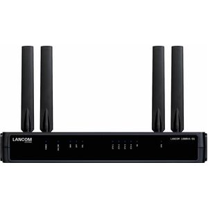Lancom 1800VA-5G 1 SIM Ethernet, Mobilfunk, VDSL2, VDSL2+, ADSL, ADSL2, ADSL2+ Modem/Wireless Router - 5G - UMTS, HSPA, LT