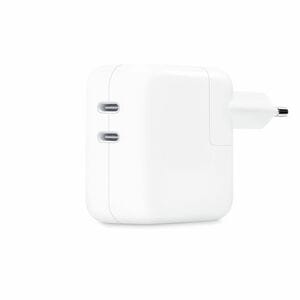 Adaptateur secteur Apple - 35 W - Adaptateur universel - 2 USB Type-C - Pour MacBook Air, iPhone, iPad, Apple Watch, AirPo