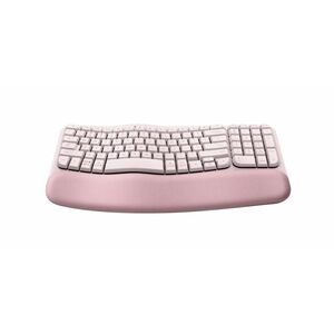 Logitech Wave Keys 键盘 - 无线 连接 - USB 接口 - 英文 - 蓝牙 - 10 m - 铬操作系统, Windows 10, Windows 11, Mac OS X 11.0 Big Sur, Linux, iPa