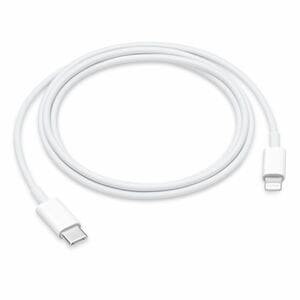 Apple 1 m (39.37") Lightning/USB-C Data Transfer Cable - Cable for iPhone, iPad Pro, iPad Air, iPad mini, MacBook Pro - Fi