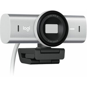 Logitech Master Webcam - 8.5 Megapixel - 30 fps - Pale Gray - USB - 3840 x 2160 Video - STARVIS Sensor - Auto-focus - 90° 