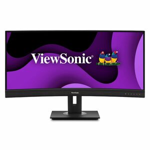 ViewSonic VG3456C 34 Zoll Klasse UW-QHD Gekrümmter Bildschirm LED-Monitor - 21:9 Format - Schwarz - 86,4 cm (34 Zoll) View