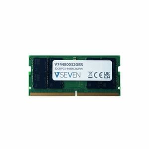 V7 V74480032GBS RAM Module for Notebook - 32 GB - DDR5-5600/PC5-44800 DDR5 SDRAM - 5600 MHz Dual-rank Memory - CL46 - 1.10