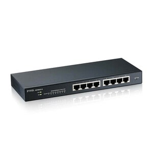 ZYXEL GS1900 GS1900-8 8 Ports Manageable Ethernet Switch - Gigabit Ethernet - 100/1000Base-T - 2 Layer Supported - 5 W Pow