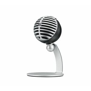 Shure MV5 有线 驻极体电容器 麦克风 用于 音乐, 视频参数, 监控, 首页 - 灰 - 20 Hz 到 20 kHz - 单向, 心形麦克风 - 台式机 - USB