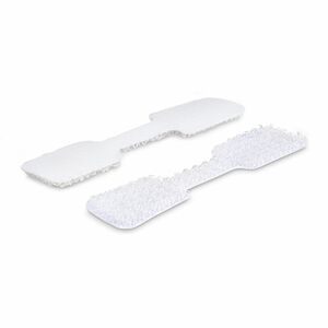 StarTech.com Wire & Cable Label - 5 mm Height x 19 mm Width x 90 mm Length - Removable Adhesive - White - 100 Pack
