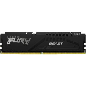 Kingston FURY Beast RAM Module - 16 GB - DDR5-6000/PC5-48000 DDR5 SDRAM - 6000 MHz Single-rank Memory - CL30 - 1.40 V - On