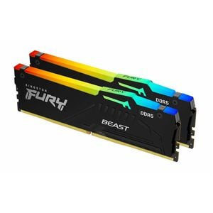 Kingston FURY Beast RAM-Modul - 16 GB (2 x 8GB) - RGB - DDR5-6000/PC5-48000 DDR5 SDRAM - 6000 MHz Single-rank (einfacher S