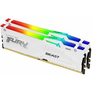 Kingston FURY Beast RAM-Modul - 64 GB (2 x 32GB) - RGB - DDR5-6000/PC5-48000 DDR5 SDRAM - 6000 MHz Dual-rank Speicher - CL
