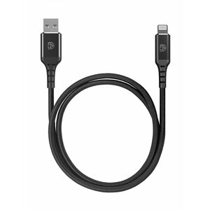 DEQSTER 1 m Lightning/USB Datentransferkabel - 480 Mbit/s - Schwarz