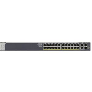 Netgear S3300 S3300-28X-PoE+ 28 Ports Manageable Ethernet Switch - Gigabit Ethernet, 10 Gigabit Ethernet - 1000Base-T, 10G