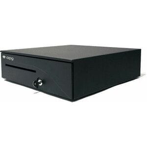 apg 1616 Cash Drawer - EUR 5 Bill - 8 Coin - Black - 124.5 mm Height x 406.4 mm Width x 424.2 mm Depth