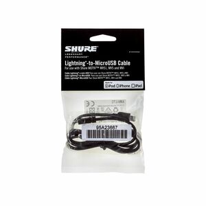 Shure 1 m 数据传输电缆 - Cable for 麦克风, iPod, iPhone, iPad