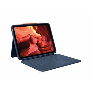 Logitech Rugged Combo 4 Touch Rugged Keyboard/Cover Case (Folio) for 27.7 cm (10.9") Apple iPad (10th Generation) Tablet -