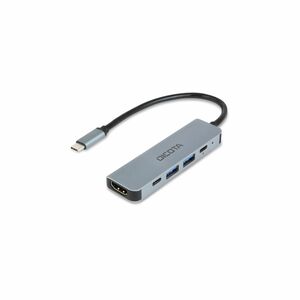Station d'accueil Dicota USB Type C pour Smartphone, Projecteur, Tablette, Ordinateur de bureau, Moniteur, Lecteur livre n