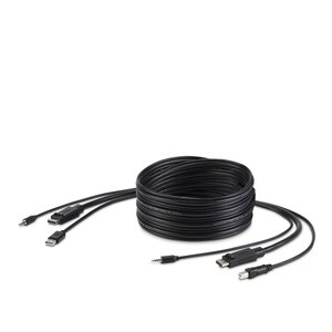 Belkin Cybersecurity and Secure KVM 1.83 m DisplayPort/Mini-phone/USB KVM Cable - TAA Compliant - Cable for Computer, Serv