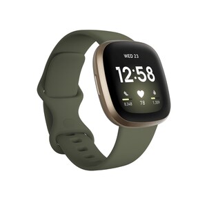 Fitbit Versa 3 Health and Fitness Watch + GPS - Optical Heart Rate Sensor, Accelerometer, Altimeter, Ambient Light Sensor 
