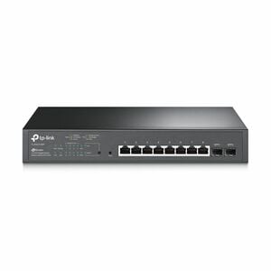 TP-Link JetStream TL-SG2210MP 10 Ports Manageable Ethernet Switch - Gigabit Ethernet - 10/100/1000Base-T, 1000Base-X - 4 L