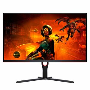 AOC AGON U32G3X 35" Aula 4K UHD Monitor LED para jogos - 16:9 - Preto, Vermelho - 87,6 cm (34,5") Viewable - Tecnologia IP