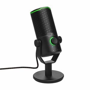 JBL Quantum Stream Condenser, Dynamic Microphone for Recording, Live Streaming, Gaming, Studio - Black - Stereo - 50 Hz to