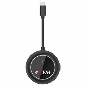 4XEM USB-C to HDMI Wireless Display Adapter Kit, Plug-and-Play, 30m Range - USB-C Transmitter with USB-A to HDMI Receiver,