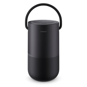 Bose Tragbar Bluetooth Smart Speaker - Google Assistant, Alexa Unterstützt - Schwarz - 360° Circle Sound - Wireless LAN - 