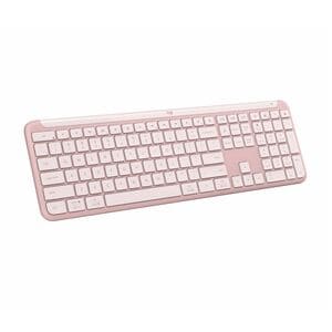 Logitech Signature Slim K950 键盘 - 实际大小 - 无线 连接 - A 型 USB 接口 - 英文 - 蓝牙 - 5.1 - 10 m - 开始, 静音, 屏幕截图, 首页, 音量控制 热键 - Windows 1
