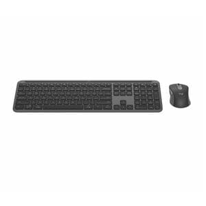 Logitech Signature Slim MK950 键盘鼠标 - 中文 - A 型 USB 无线 蓝牙 5.1 键盘 - 键盘/键盘颜色: 灰 - A 型 USB 无线 蓝牙 鼠标 - 光学 - 4000 dpi - 滚轮 - 指点设备