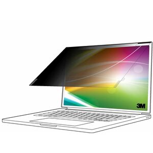 3M Anti-glare Privacy Screen Filter - For 33.8 cm (13.3") Widescreen LCD 2 in 1 Notebook - 16:9 - Blue Light Reduction