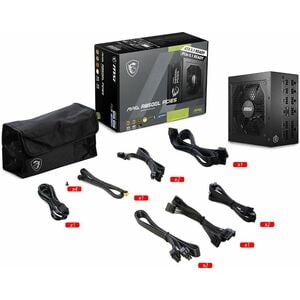 MSI MAG A850GL PCIE5 850W Power Supply - Internal - 5 V DC, 3.3 V DC Output - 4 +12V Rails - 1 Fan(s) - NVIDIA SLI Support