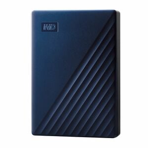 WD My Passport for Mac WDBK6C0060BBL-WESN 6 TB Portable Hard Drive - External - Blue - USB 3.2 (Gen 1) Micro-B - 256-bit A